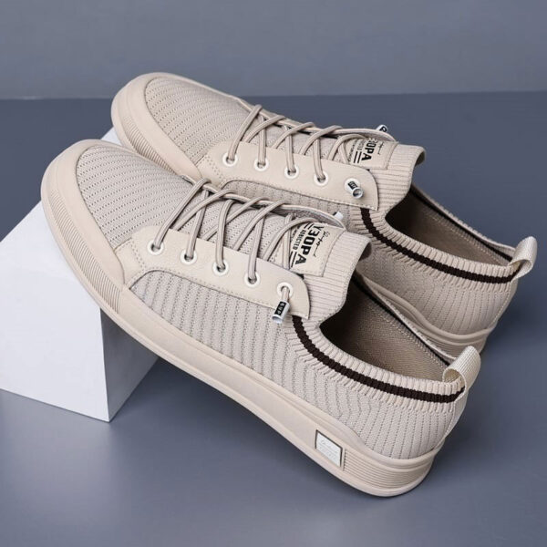 Men casual sneakers shoes Beige Color